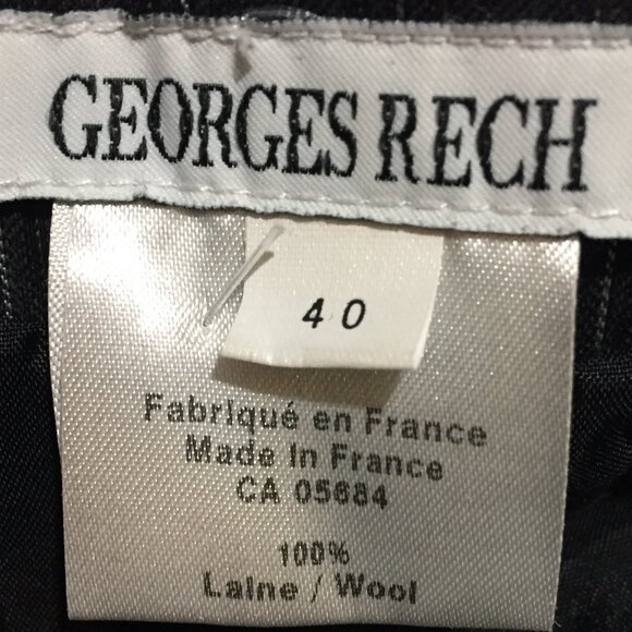 GEORGES RECH WOOL PINSTRIPE BLAZERS SIZE 40 - Picture 10 of 10